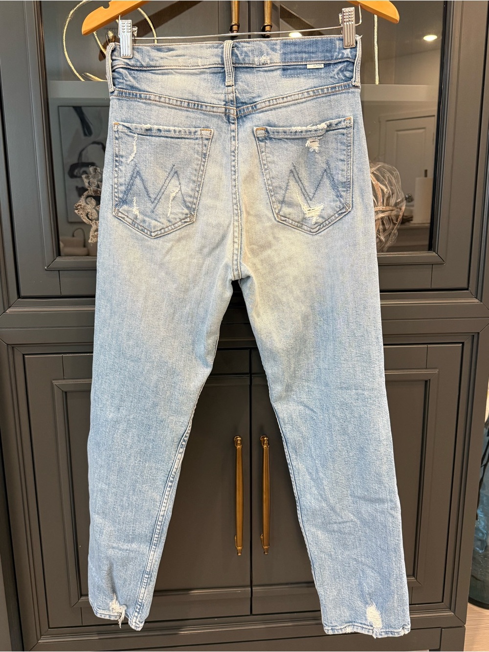 MOTHER Light Wash TOMCAT Jeans - Faded Blue